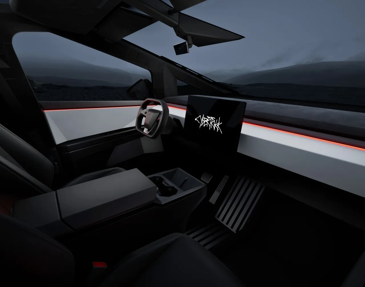 Tesla Cybertruck — Interior