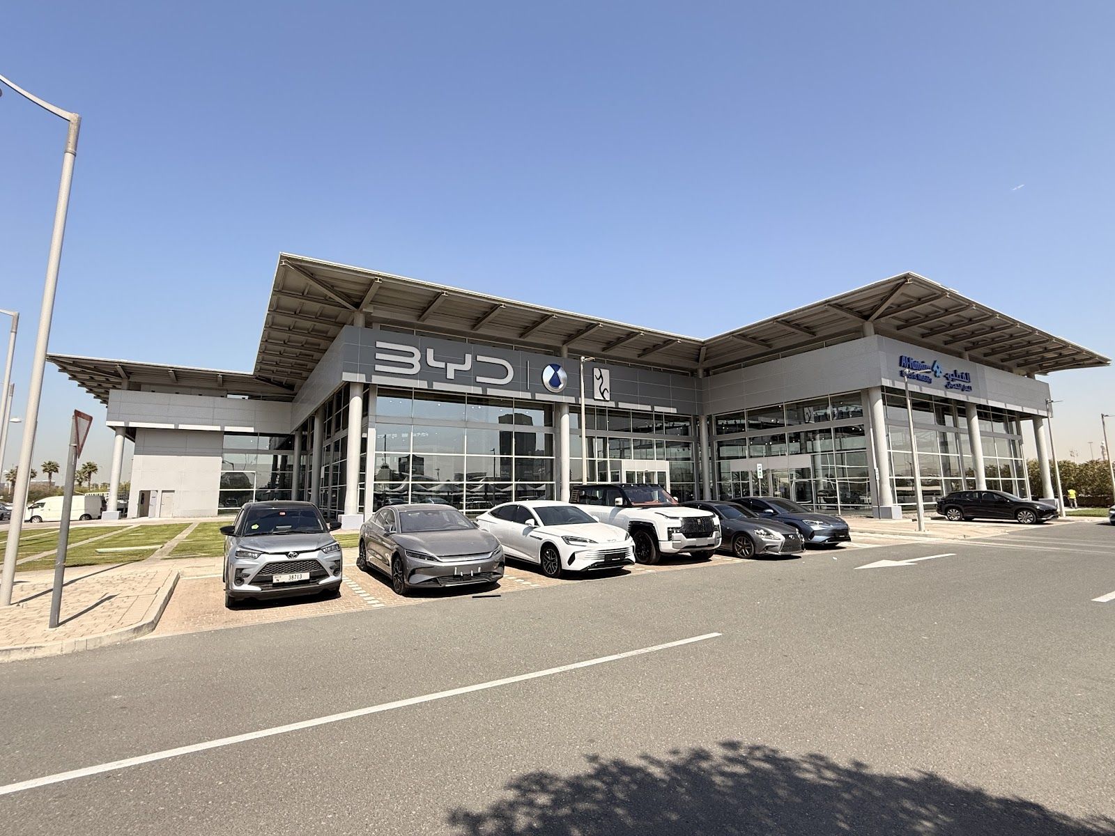 BYD showroom — Al-Futtaim Electric Mobility in Dubai